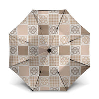 Hawaiian Palaka Quilt Pattern Umbrella Hawaii Culture Tropical Flowers Mix - Polynesian Pride