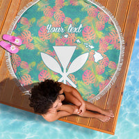 Seamless Hawaiian Quilt Pattern Beach Blanket Hawaii Culture Palm Leaf Tropical - Polynesian Pride