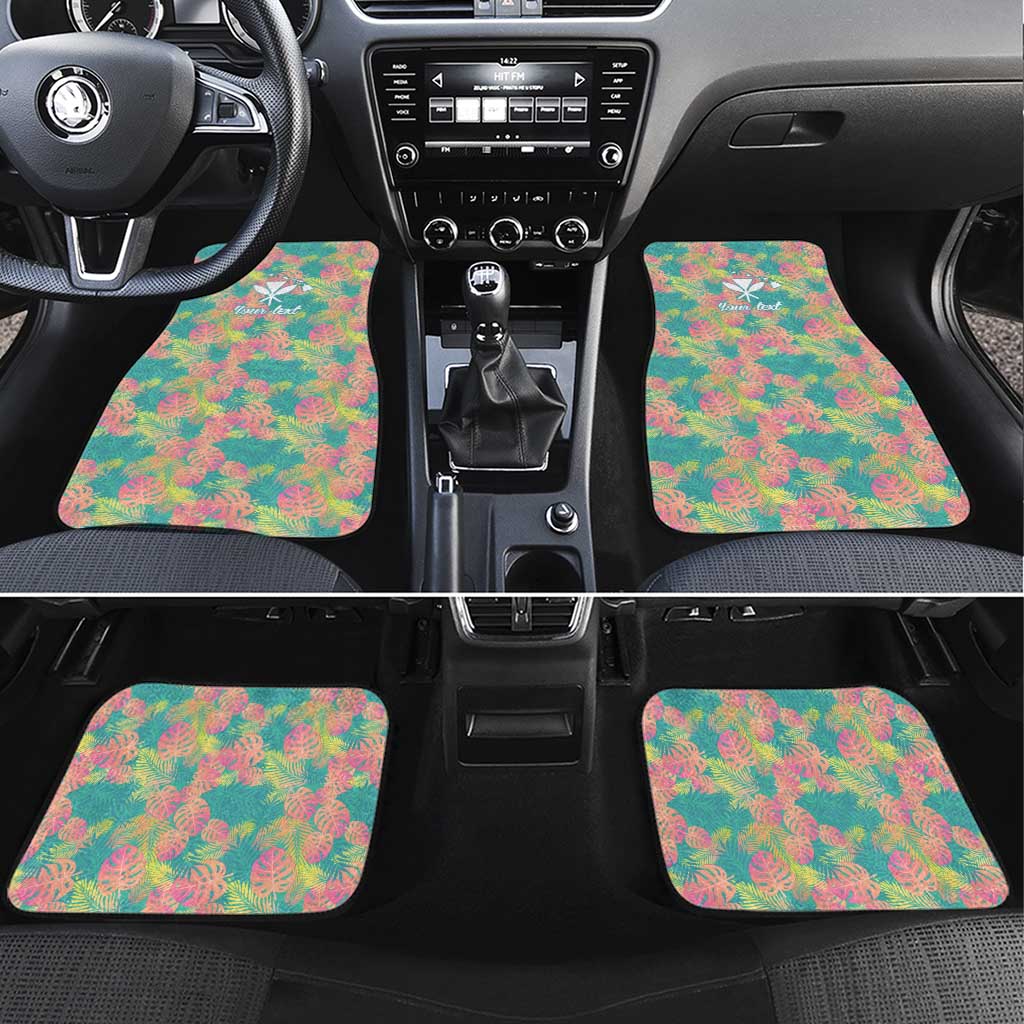 Seamless Hawaiian Quilt Pattern Car Mats Hawaii Culture Palm Leaf Tropical - Polynesian Pride