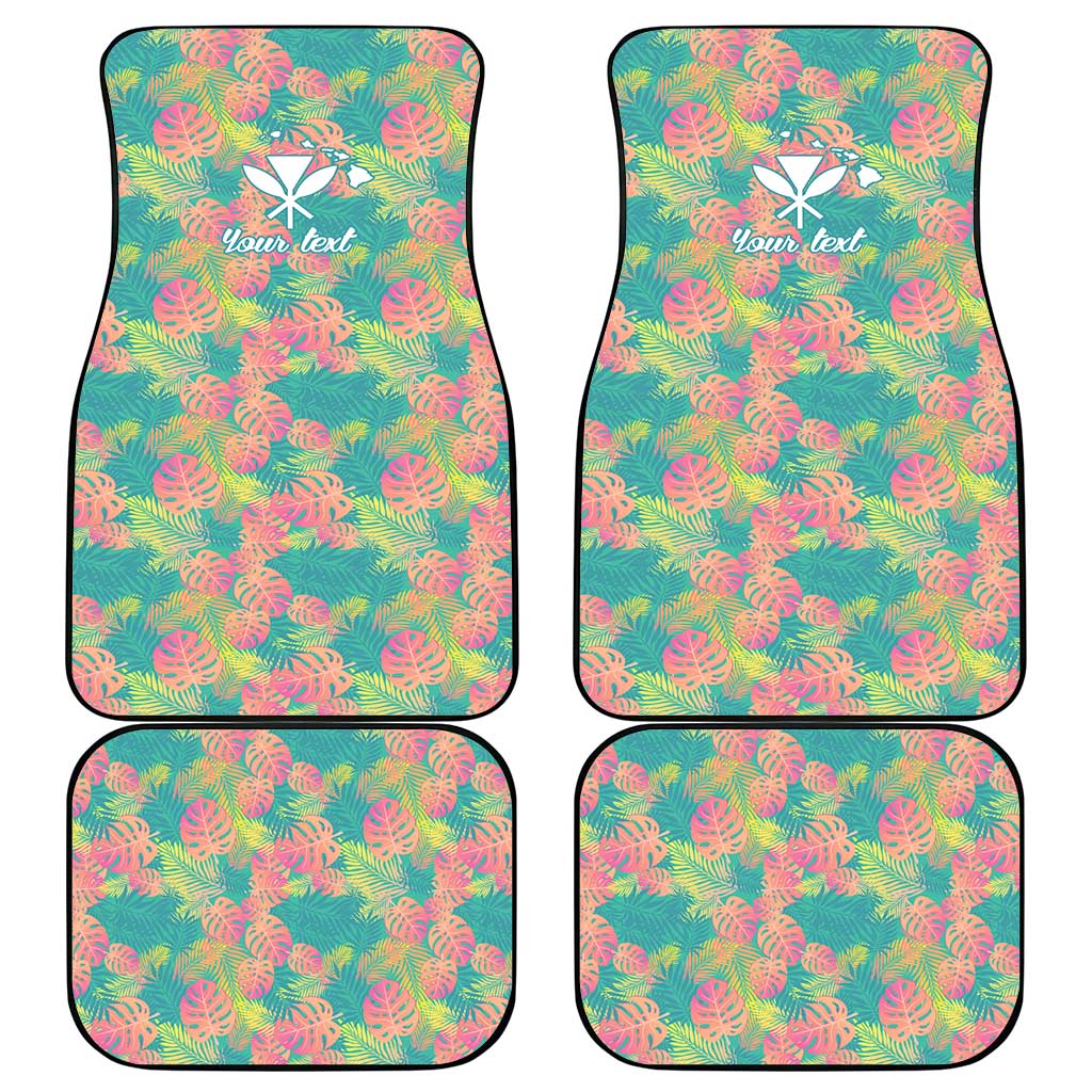 Seamless Hawaiian Quilt Pattern Car Mats Hawaii Culture Palm Leaf Tropical - Polynesian Pride