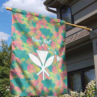 Seamless Hawaiian Quilt Pattern Garden Flag Hawaii Culture Palm Leaf Tropical - Polynesian Pride