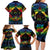 Tonga LGBT Family Matching Long Sleeve Bodycon Dress and Hawaiian Shirt Love Is Love Ngatu Rainbow Water Color LT9 - Polynesian Pride