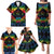 Tonga LGBT Family Matching Puletasi Dress and Hawaiian Shirt Love Is Love Ngatu Rainbow Water Color LT9 - Polynesian Pride