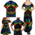 Tonga LGBT Family Matching Summer Maxi Dress and Hawaiian Shirt Love Is Love Ngatu Rainbow Water Color LT9 - Polynesian Pride