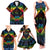 Tonga LGBT Family Matching Tank Maxi Dress and Hawaiian Shirt Love Is Love Ngatu Rainbow Water Color LT9 - Polynesian Pride