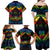 Personalised Tonga LGBT Family Matching Off Shoulder Maxi Dress and Hawaiian Shirt Love Is Love Ngatu Rainbow Water Color LT9 - Polynesian Pride