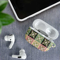 Seamless Pattern Maile and Pikake Lei AirPods Case Squares Maile Leaf LT9 - Polynesian Pride