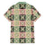 Seamless Pattern Maile and Pikake Lei Family Matching Long Sleeve Bodycon Dress and Hawaiian Shirt Squares Maile Leaf - Polynesian Pride