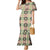 Seamless Pattern Maile and Pikake Lei Family Matching Mermaid Dress and Hawaiian Shirt Squares Maile Leaf - Polynesian Pride