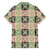 Seamless Pattern Maile and Pikake Lei Family Matching Off The Shoulder Long Sleeve Dress and Hawaiian Shirt Squares Maile Leaf - Polynesian Pride