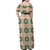 Seamless Pattern Maile and Pikake Lei Family Matching Off Shoulder Maxi Dress and Hawaiian Shirt Squares Maile Leaf - Polynesian Pride