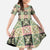 Seamless Pattern Maile and Pikake Lei Family Matching Puletasi and Hawaiian Shirt Squares Maile Leaf - Polynesian Pride