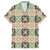 Seamless Pattern Maile and Pikake Lei Family Matching Tank Maxi Dress and Hawaiian Shirt Squares Maile Leaf - Polynesian Pride