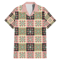 Seamless Pattern Pikake Lei Family Matching Mermaid Dress and Hawaiian Shirt Floral Squares Pikake - Polynesian Pride