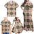 Seamless Pattern Pikake Lei Family Matching Off Shoulder Maxi Dress and Hawaiian Shirt Floral Squares Pikake - Polynesian Pride
