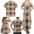 Seamless Pattern Pikake Lei Family Matching Summer Maxi Dress and Hawaiian Shirt Floral Squares Pikake - Polynesian Pride