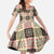 Seamless Pattern Pikake Lei Family Matching Tank Maxi Dress and Hawaiian Shirt Floral Squares Pikake - Polynesian Pride