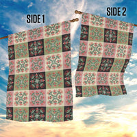 Seamless Pattern Pikake Lei Garden Flag Floral Squares Pikake - Polynesian Pride