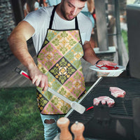 Seamless Pattern Puakenikeni and Kalo Apron LT9 - Polynesian Pride