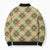 Seamless Pattern Puakenikeni and Kalo Bomber Puffer Jacket - Polynesian Pride