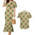 Seamless Pattern Puakenikeni and Kalo Couples Matching Mermaid Dress and Hawaiian Shirt - Polynesian Pride
