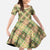 Seamless Pattern Puakenikeni and Kalo Family Matching Off The Shoulder Long Sleeve Dress and Hawaiian Shirt - Polynesian Pride