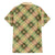 Seamless Pattern Puakenikeni and Kalo Family Matching Off The Shoulder Long Sleeve Dress and Hawaiian Shirt - Polynesian Pride