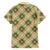 Seamless Pattern Puakenikeni and Kalo Family Matching Off Shoulder Short Dress and Hawaiian Shirt - Polynesian Pride