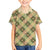 Seamless Pattern Puakenikeni and Kalo Family Matching Off Shoulder Short Dress and Hawaiian Shirt - Polynesian Pride