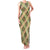 Seamless Pattern Puakenikeni and Kalo Family Matching Tank Maxi Dress and Hawaiian Shirt - Polynesian Pride