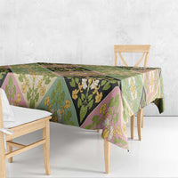 Seamless Pattern Puakenikeni and Kalo Tablecloth - Polynesian Pride