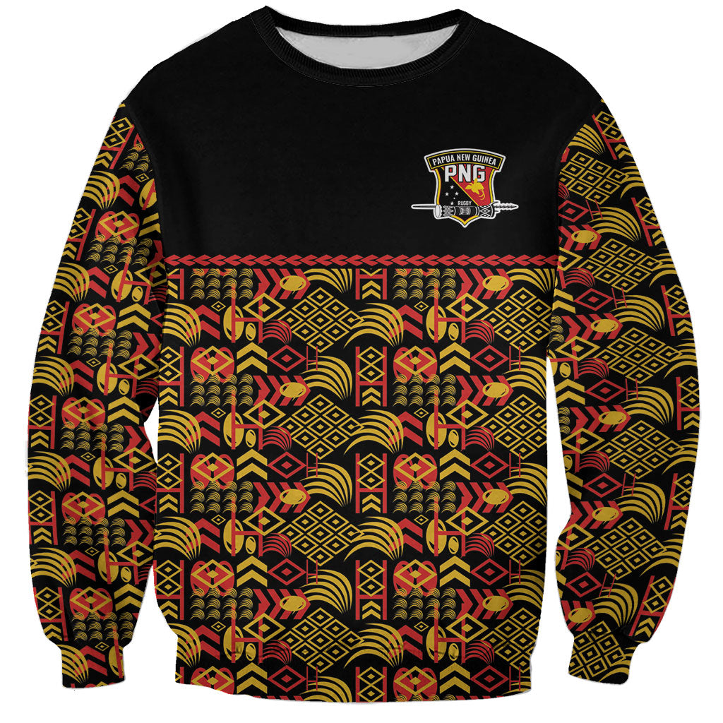 Papua New Guinea Kumuls Sweatshirt Bird of Paradise Black Version