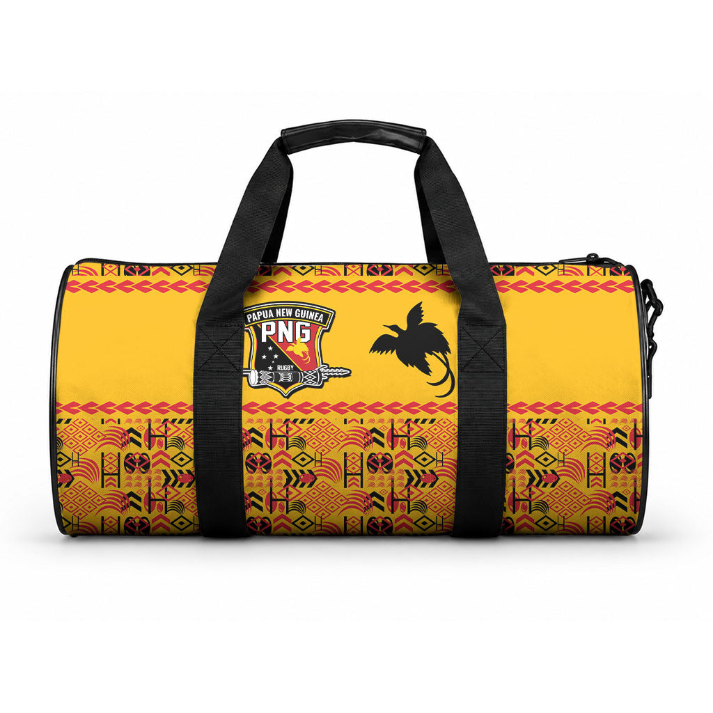 Papua New Guinea Kumuls Duffle Bag Bird of Paradise Gold Version