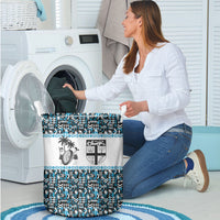 Fiji Bati Laundry Basket Bati Island Warrior Geometry LT9 - Polynesian Pride