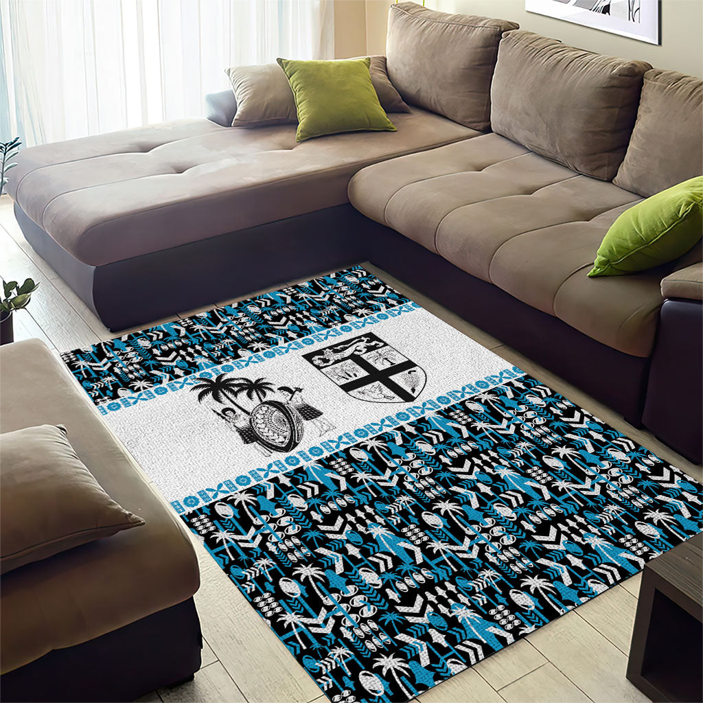 Fiji Bati Area Rug Bati Island Warrior Geometry LT9 - Polynesian Pride