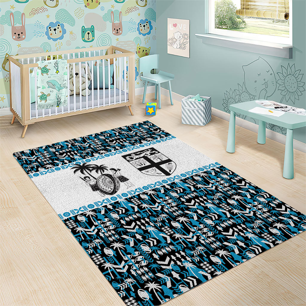 Fiji Bati Area Rug Bati Island Warrior Geometry LT9 - Polynesian Pride