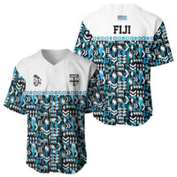 Fiji Bati Baseball Jersey Bati Island Warrior Geometry LT9 - Polynesian Pride