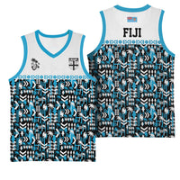 Fiji Bati Basketball Jersey Bati Island Warrior Geometry LT9 - Polynesian Pride