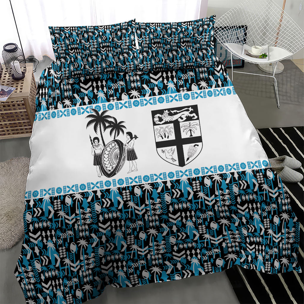 Fiji Bati Bedding Set Bati Island Warrior Geometry LT9 - Polynesian Pride
