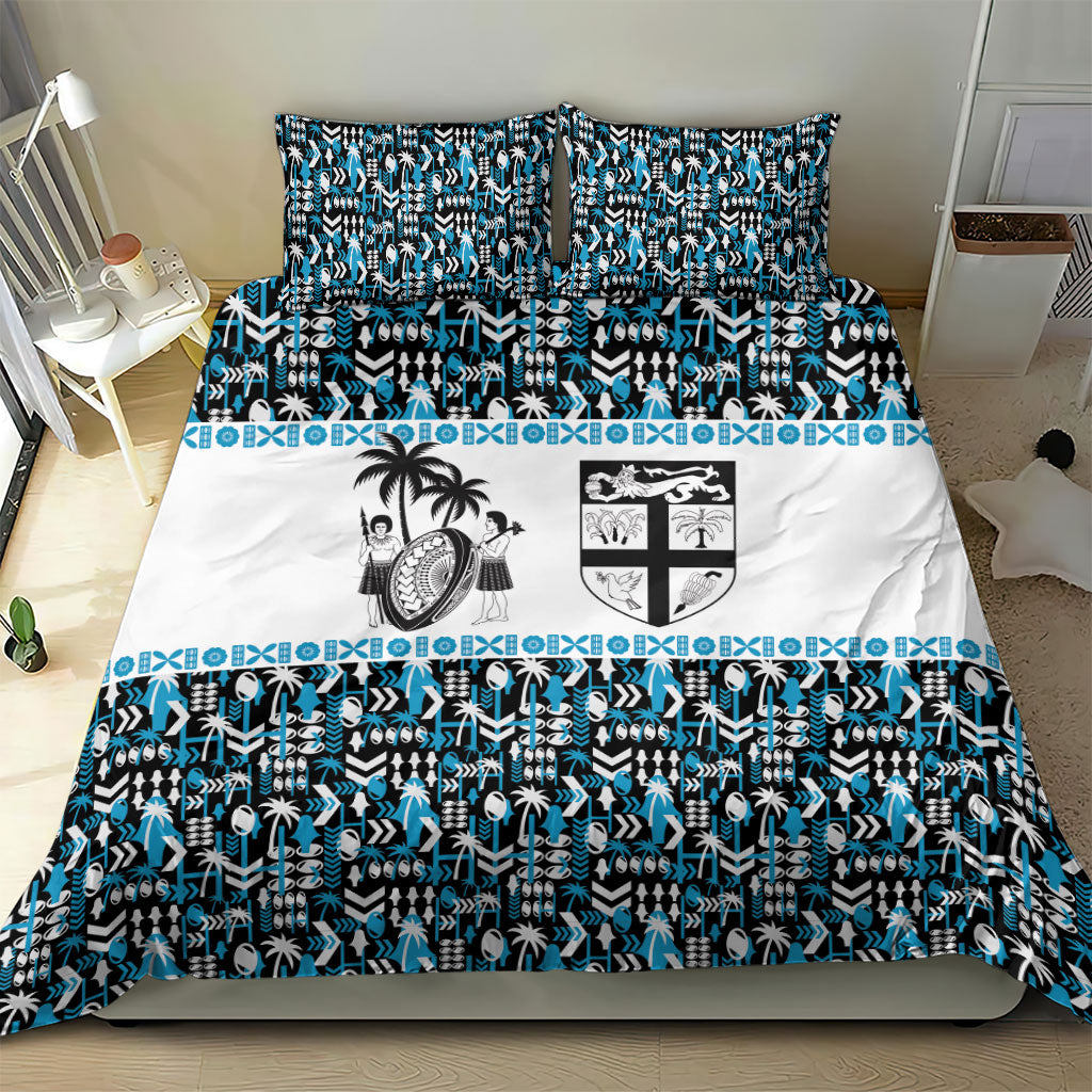 Fiji Bati Bedding Set Bati Island Warrior Geometry LT9 - Polynesian Pride