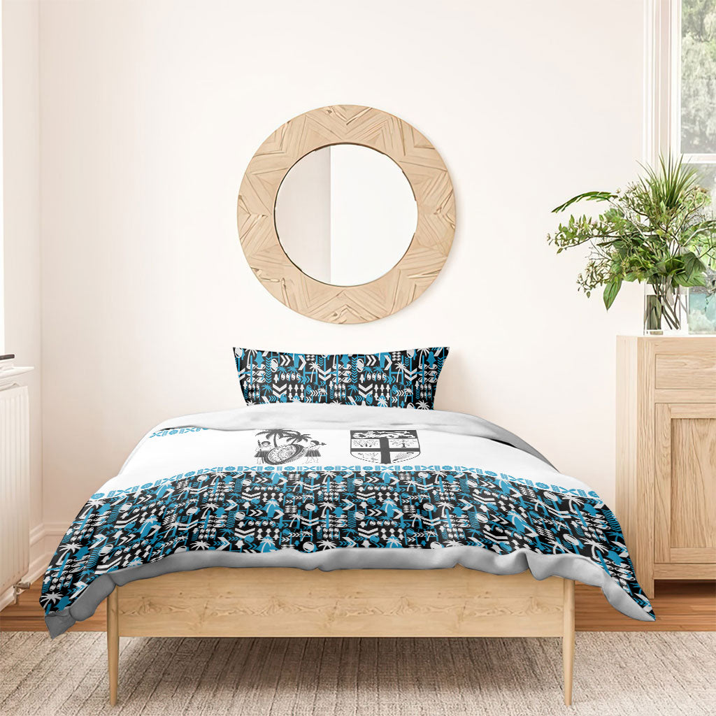 Fiji Bati Bedding Set Bati Island Warrior Geometry LT9 - Polynesian Pride