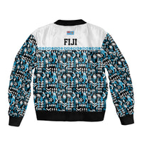 Fiji Bati Bomber Jacket Bati Island Warrior Geometry LT9 - Polynesian Pride