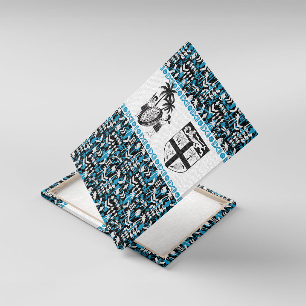 Fiji Bati Canvas Wall Art Bati Island Warrior Geometry