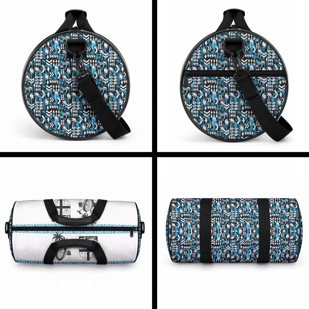 Fiji Bati Duffle Bag Bati Island Warrior Geometry