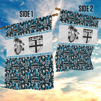 Fiji Bati Garden Flag Bati Island Warrior Geometry LT9 - Polynesian Pride