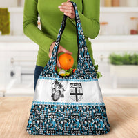 Fiji Bati Grocery Bag Bati Island Warrior Geometry LT9 - Polynesian Pride