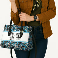 Fiji Bati Leather Bag Bati Island Warrior Geometry LT9 - Polynesian Pride