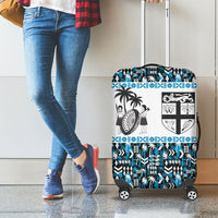 Fiji Bati Luggage Cover Bati Island Warrior Geometry LT9 - Polynesian Pride
