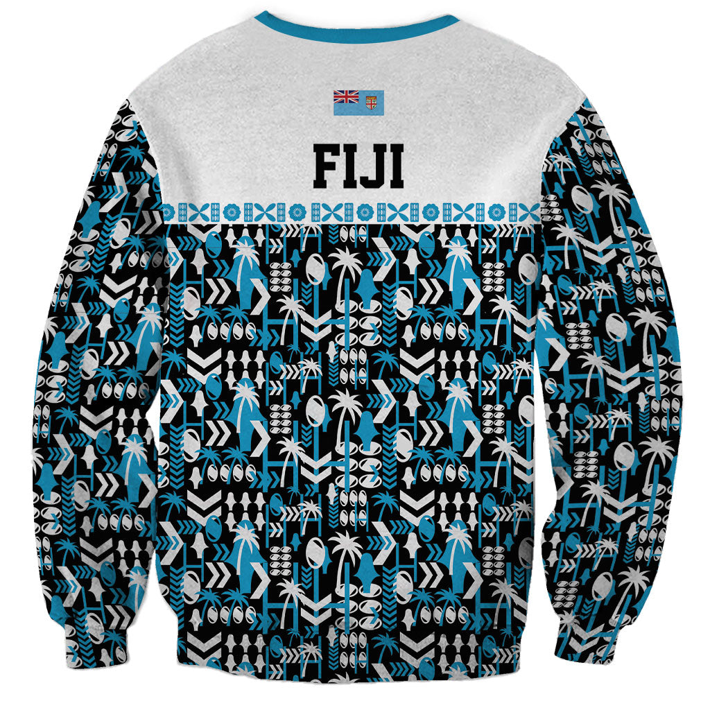 Fiji Bati Sweatshirt Bati Island Warrior Geometry LT9 - Polynesian Pride