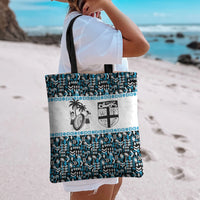 Fiji Bati Tote Bag Bati Island Warrior Geometry LT9 - Polynesian Pride